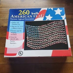 Lighted American Flag